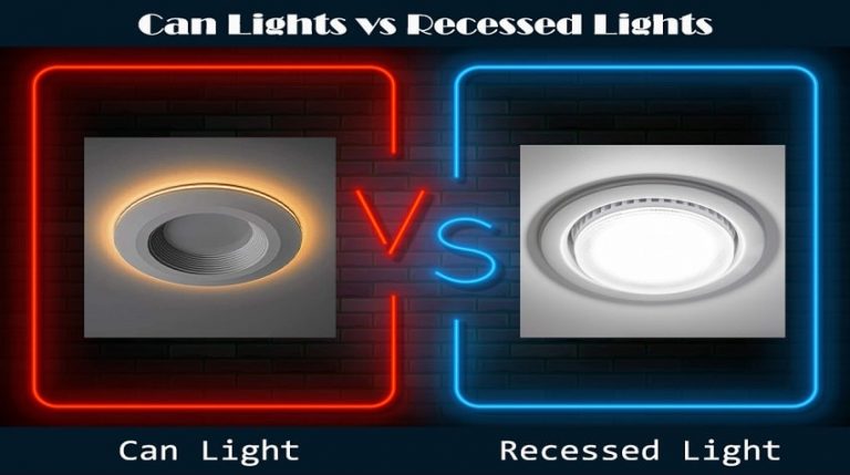 Can Lights vs Recessed Lights – Is Canned Lighting The Same As Recessed Lighting?