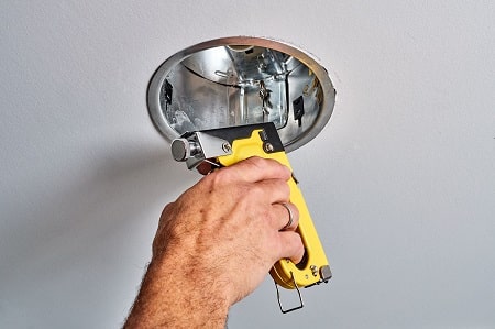 Removing Old Recessed Light Housing