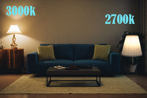 2700K Vs 3000K For Living Rooms