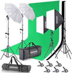 Neewer Umbrellas Softbox Continuous Lighting Kit