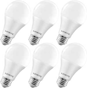 Luxrite A19 LED Light Bulbs