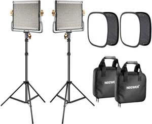 Neewer 2-Pack 480 LED Video Light Lighting Kit