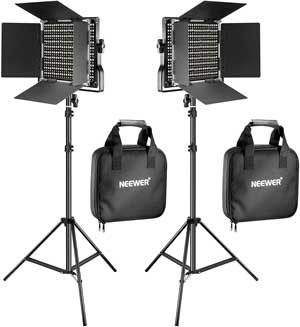 NEEWER Bi-color 660 LED Video Light and Stand Kit