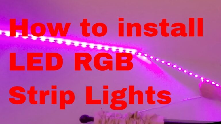 How to Install Led Strip Lights on Wall