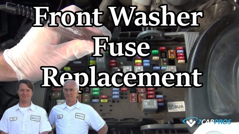 Is There a Fuse for Windshield Washer Pump?