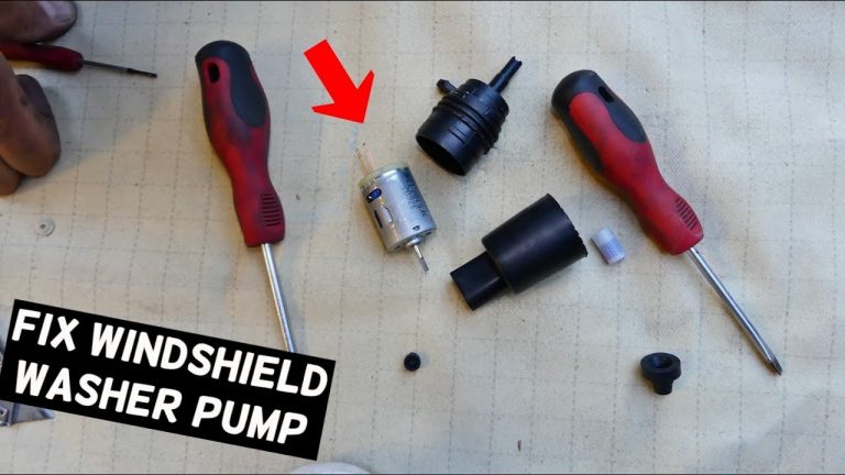 How to Fix Windshield Washer Pump